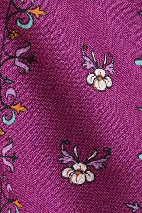 Zivame Zellij Dreams Woven Pyjama - Festival Fuchsia — image 6